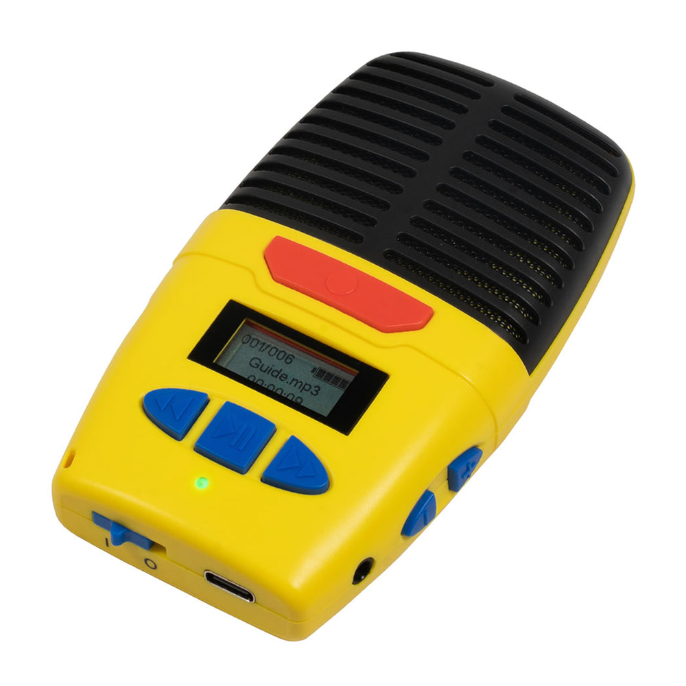 Angled front view of Micro-Speak Plus against a white background