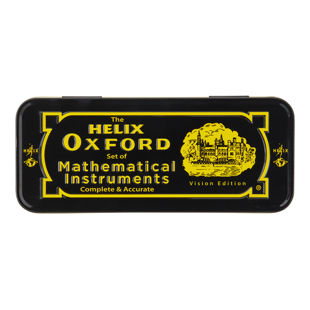 Helix Oxford vision maths set closed tin
