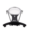 Angled bottom view of LED handsfree magnifier against a white background