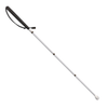 Four-section Ambutech No Jab graphite folding cane with black rubber grip