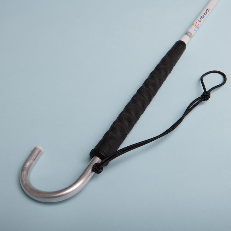 Alternative view of Ambutech aluminium crook handle folding long cane