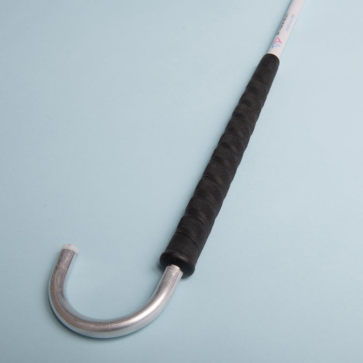 Alternative view of Ambutech aluminium crook handle rigid long cane