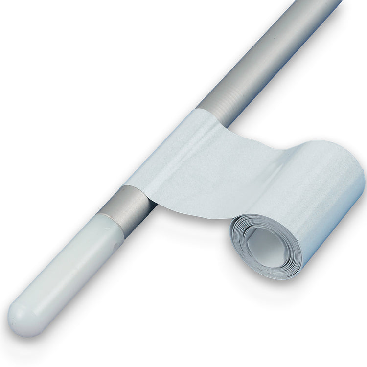 White reflective tape for canes - 1 metre
