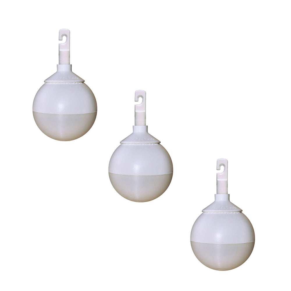 Image shows three Ambutech roller marshmallow tips against a white background.