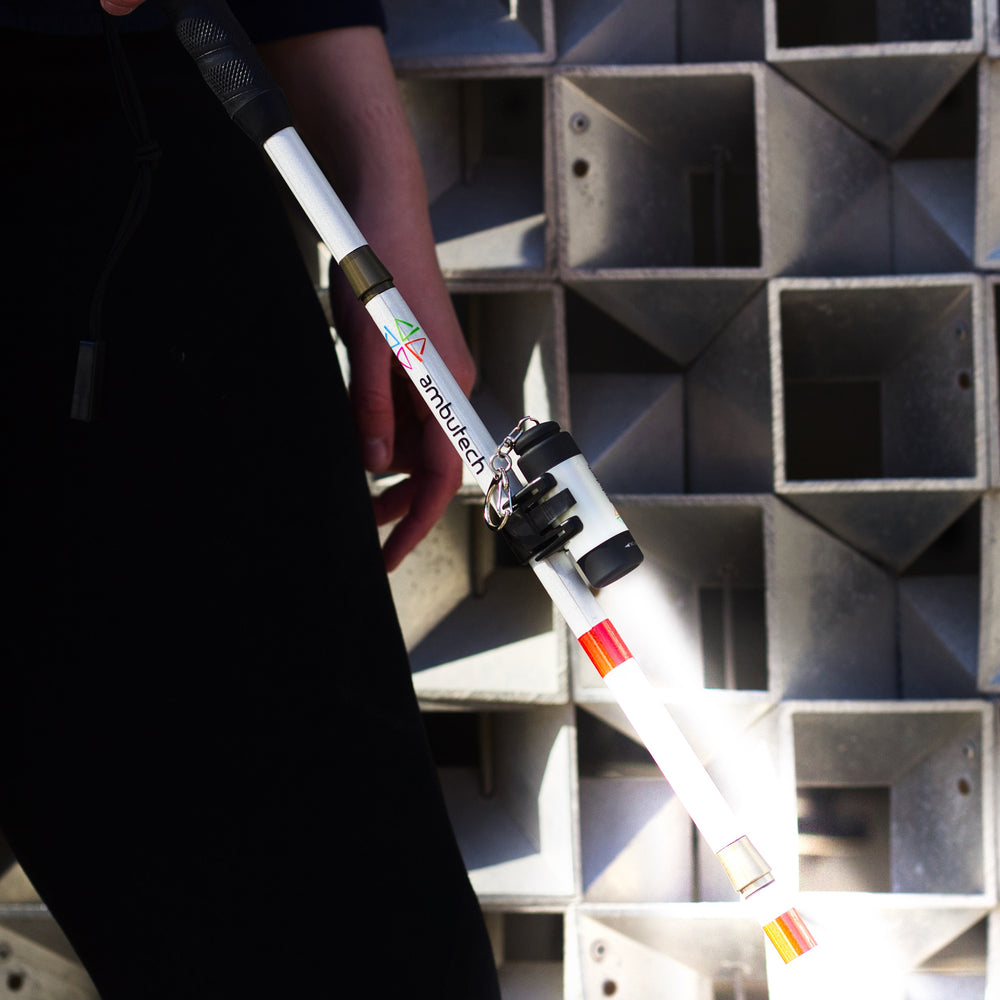 Pharos cane light in use