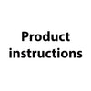 Text reads 'Product instructions'