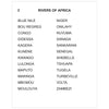 word clues for Rivers of Africa