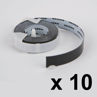Zeus Magnetic Labeling Tape, 1" X 50', White