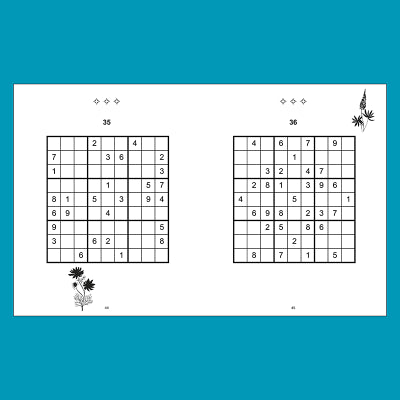 A sample of the puzzle in the Kew gardens large print Sudoku