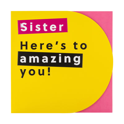 Sister birthday card