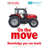 Front cover of On the Move featuring a red tractor