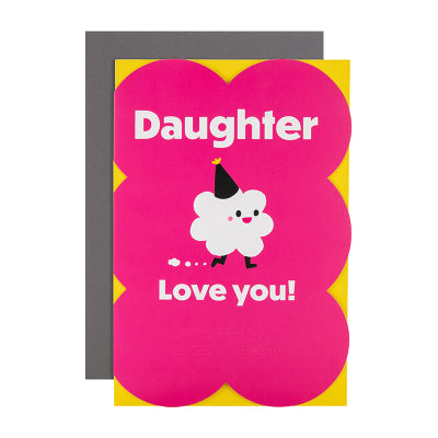 Daughter birthday card with envelope