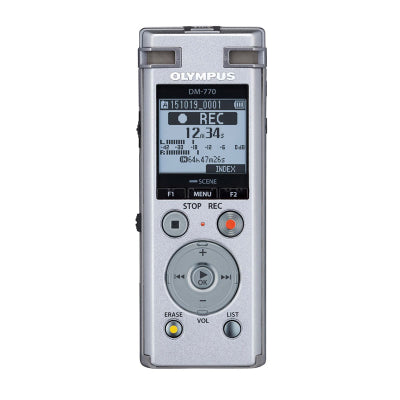 Olympus DM-770 voice recorder with voice guidance