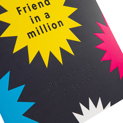 Alternative view of Friend in a million card