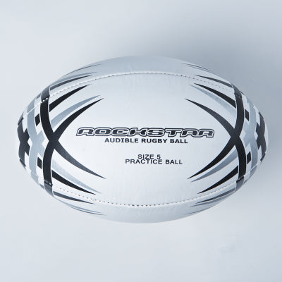 Reizen Rockstar rugby ball size 5, white