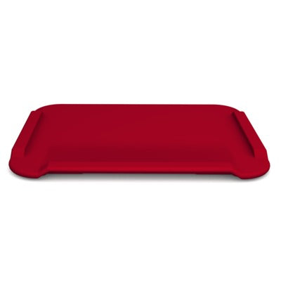 Alternative view of Large non-slip food preparation board, red