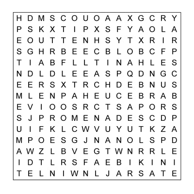 Image shows product grid of wordsearch