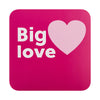 Front view of Big Love card