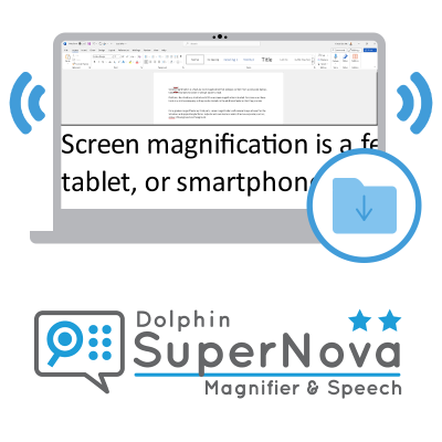 Dolphin SuperNova Magnifier and Speech software