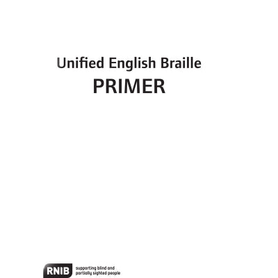 Unified English Braille Primer