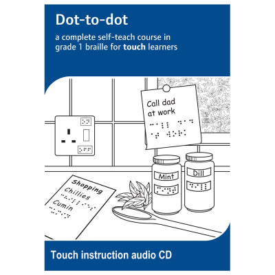 Alternative view of Dot-to-dot touch learners braille course instructions - braille