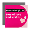 Granddaughter birthday card with envelope