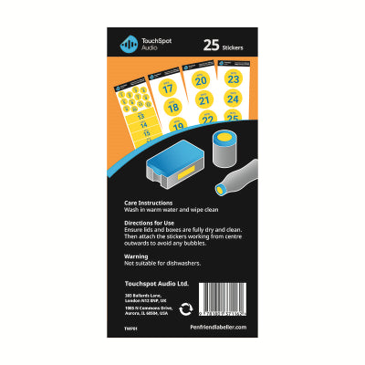 Alternative view of Reusable can and bottle PenFriend labels