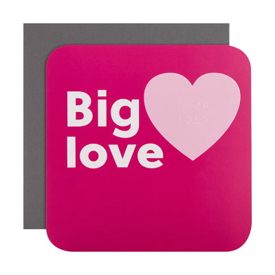 Big Love card with envelope