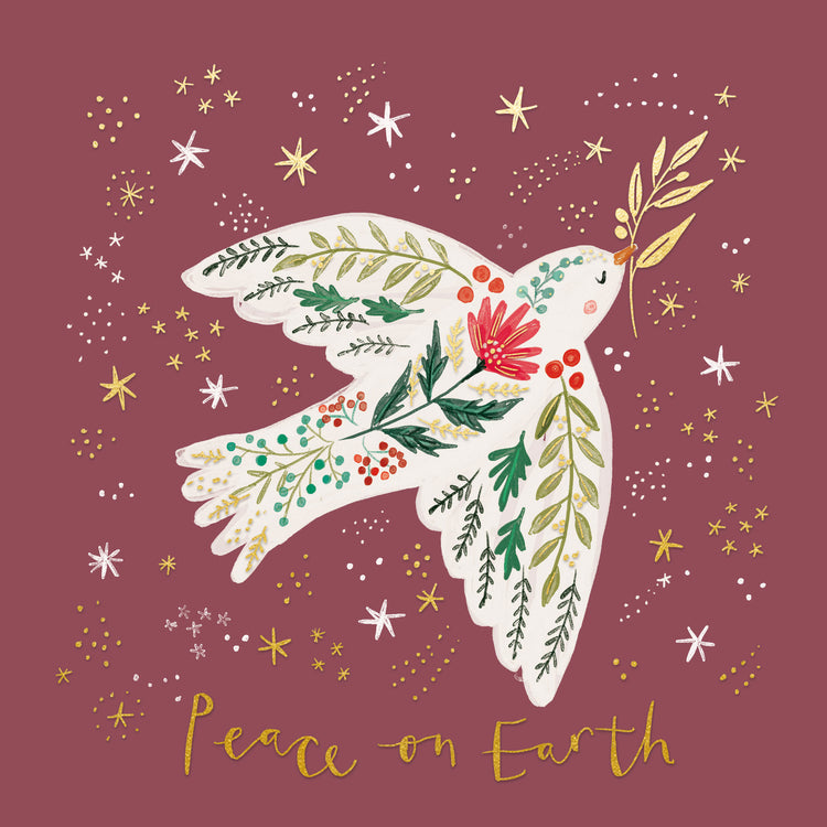 Peace on Earth charity Christmas card (pack of 10)