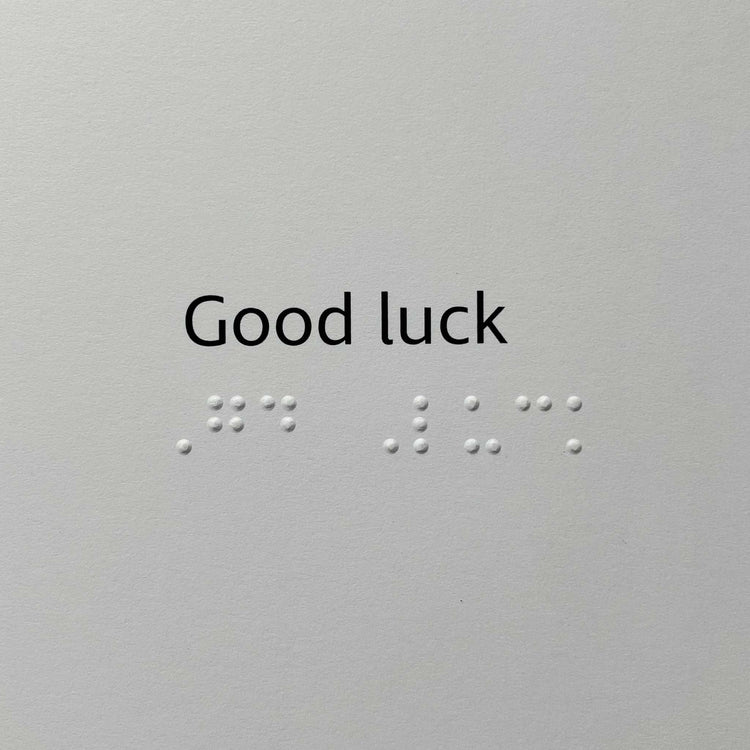 Alternative view of Go Get 'em Tiger, Good Luck inclusive charity card