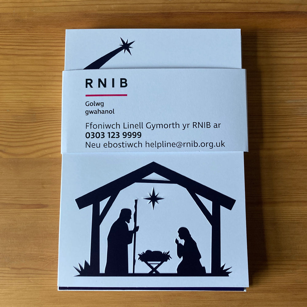 Pack of cards in Welsh language paper packaging