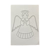 Angel on a white background