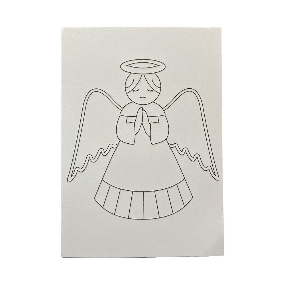 Angel on a white background