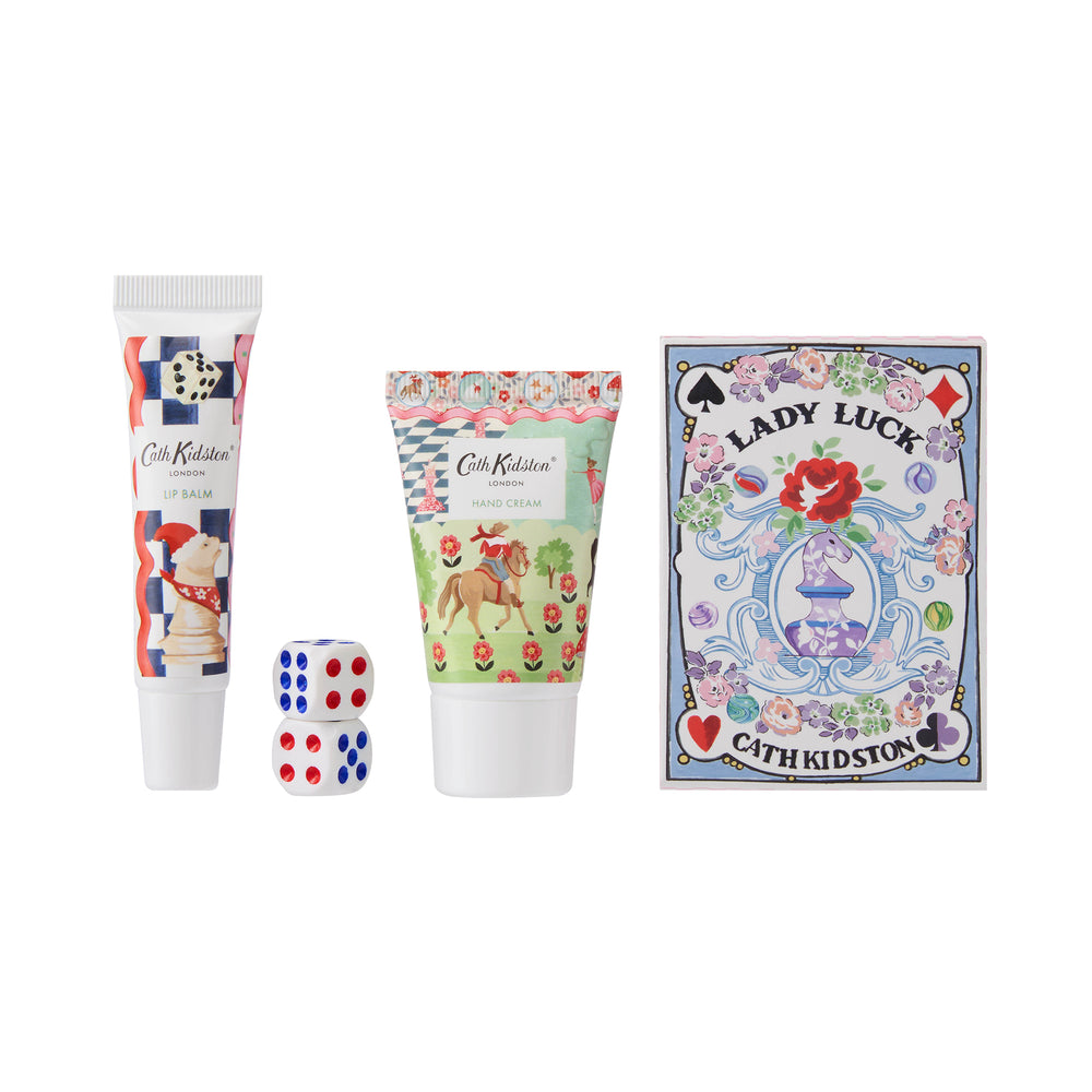 Cath Kidston skincare products on a white background