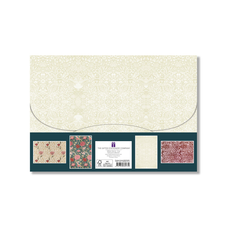 Alternative view of Notecard collection (pk of 20) William Morris