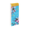 Angled view of notepad with floral design and bee illustrations on a white background.