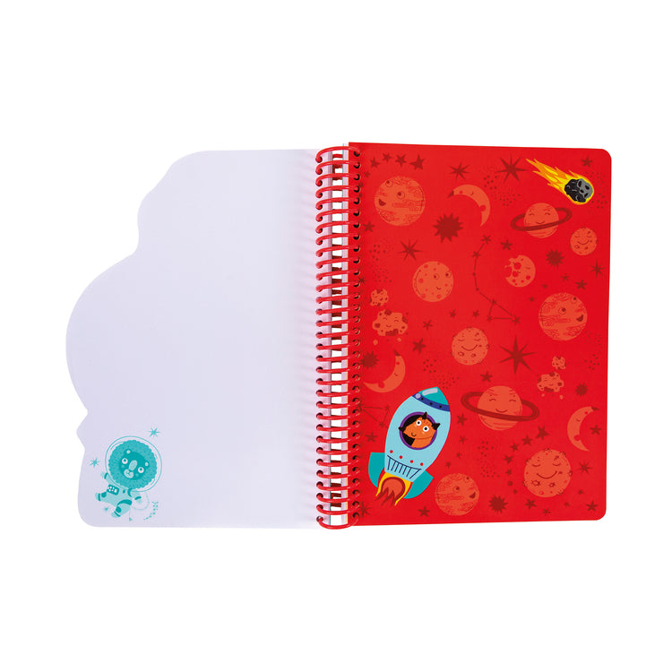Alternative view of A5 Spiral Notebook Mission to Mars