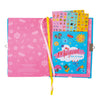 Positive power journal with a pocket with stickers in.