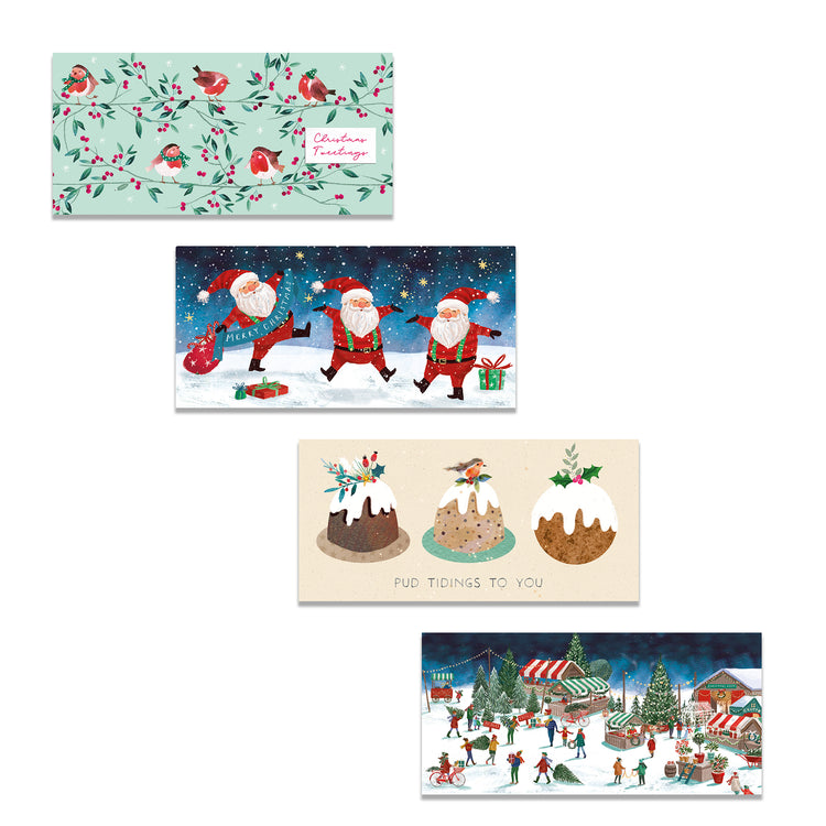 Christmas Money wallets (pack of 4)