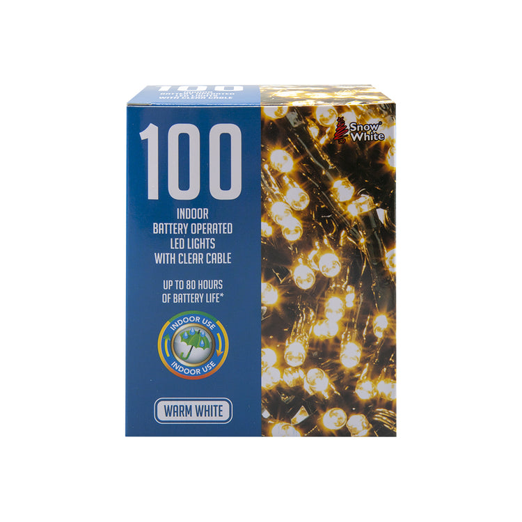 100 LED small indoor Lights Warm