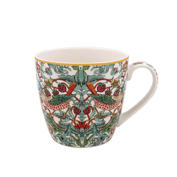William Morris Strawberry thief breakfast mug