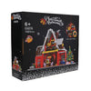 Box of Christmas-themed building set with festive design