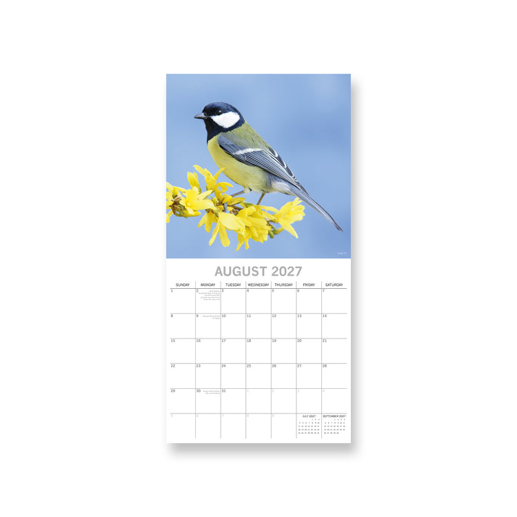 Alternative view of 2027 Square Wall Calendar Birds