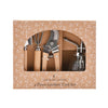 4-piece garden tool set in a decorative box with 'Country Living' branding.