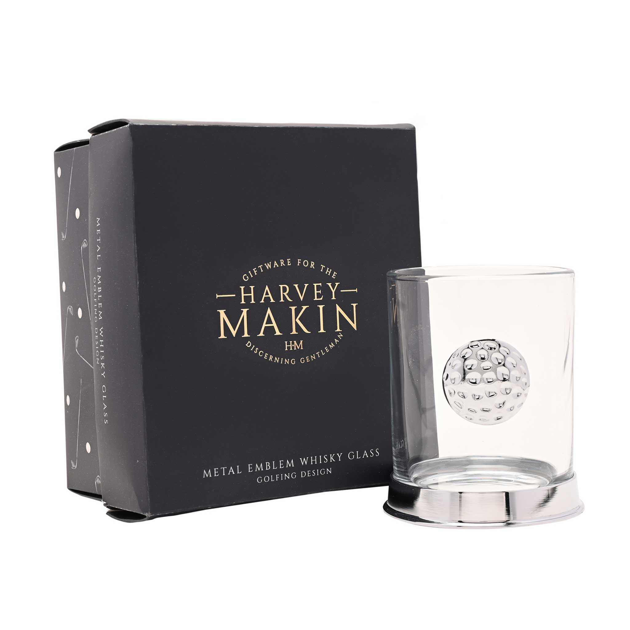 Harvey Makin Whisky Glass – Golf
