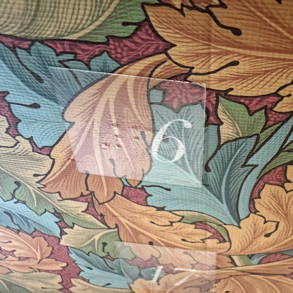 Clear braille label for '6' added to beauty advent calendar