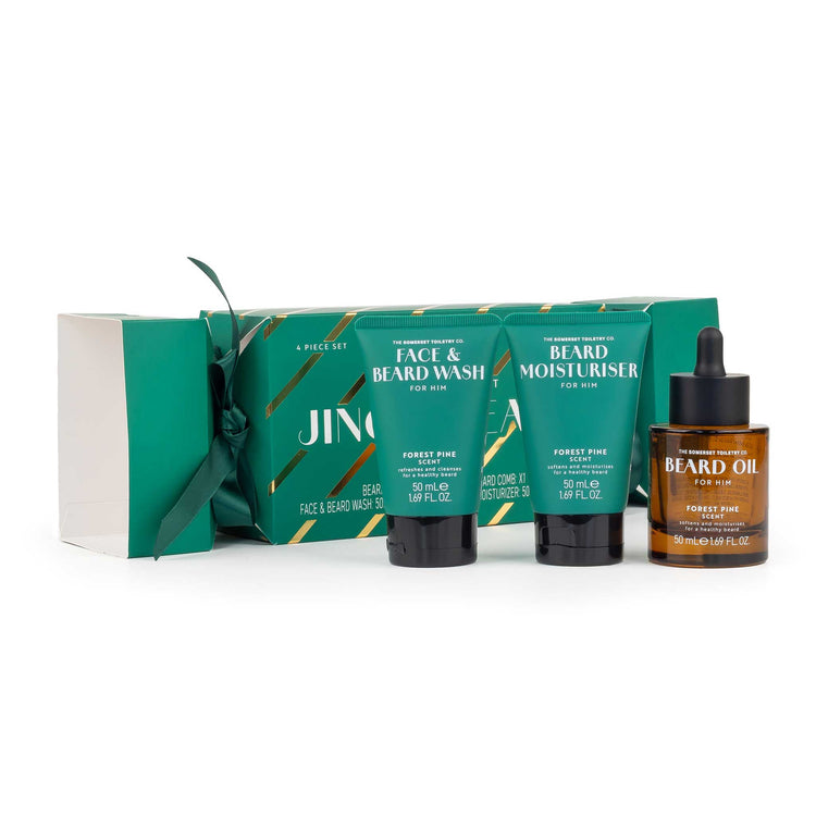 Jingle Beard four-piece beard care Christmas gift set