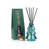 Reed diffuser set with 'JOY' packaging on a white background