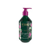 RHS hand wash bottle with floral design on a white background.