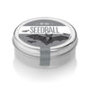 Seedball bat tin against a white background.